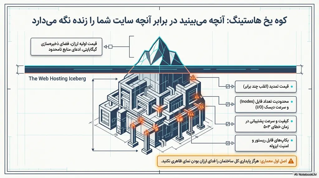 کوه یخ خرید هاست مناسب