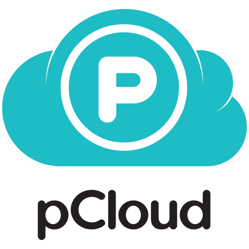 لوگوی pCloud برای آرشیو فایل در فضای ابری