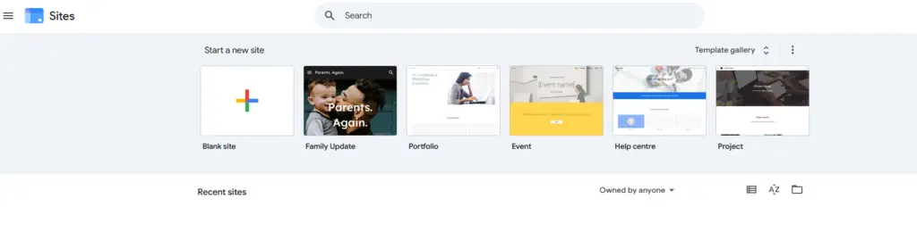 معرفی سایت ساز خارجی google sites
