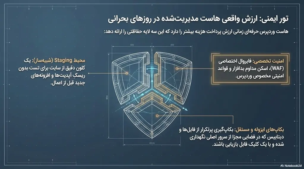 امنیت هاست وردپرس هاست وردپرس زمانی ارزش دارد که امنیت تخصصی ارائه کند