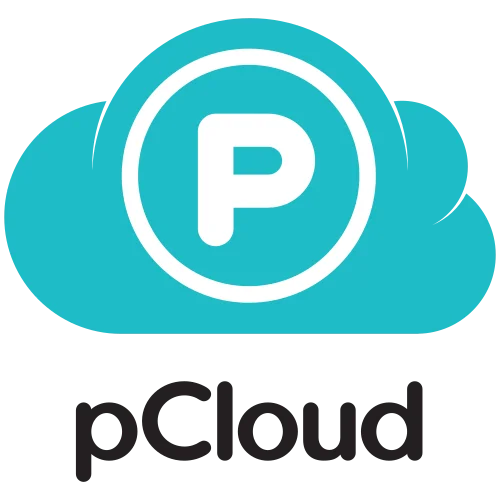 لوگوی pCloud برای آرشیو فایل در فضای ابری